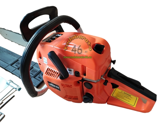 MOTOSIERRA Línea HD de gasolina 52CC 3.2cv, espada de 50cm de corte