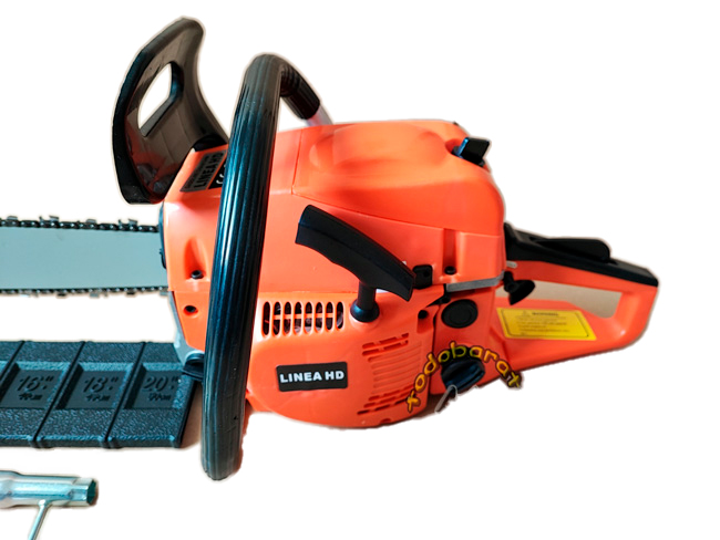 MOTOSIERRA Línea HD de gasolina 52CC 3.2cv, espada de 50cm de corte