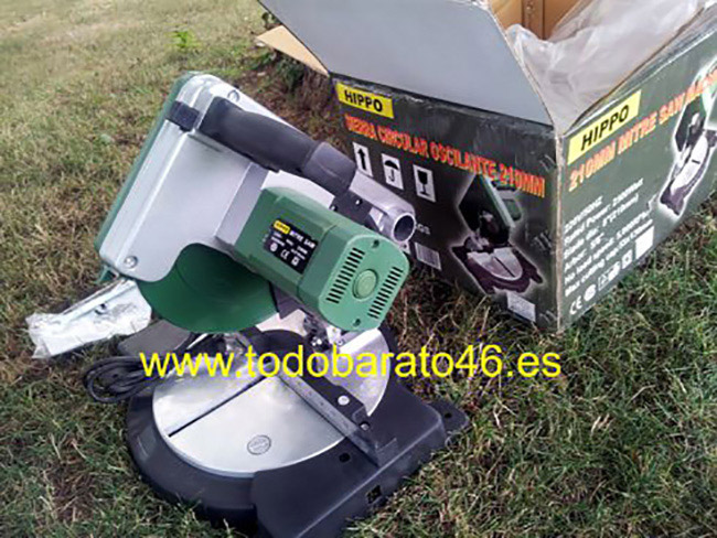 Sierra Ingletadora Eléctrica de 2500W - 220V con Hoja de 210mm