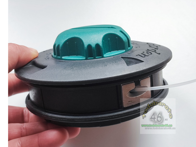 Cabezal de hilo para desbrozadora universal automatico M10x1,25 montaje de hilo fácil