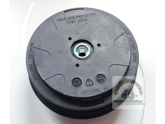 Cabezal de hilo para desbrozadora universal automatico M10x1,25 montaje de hilo fácil
