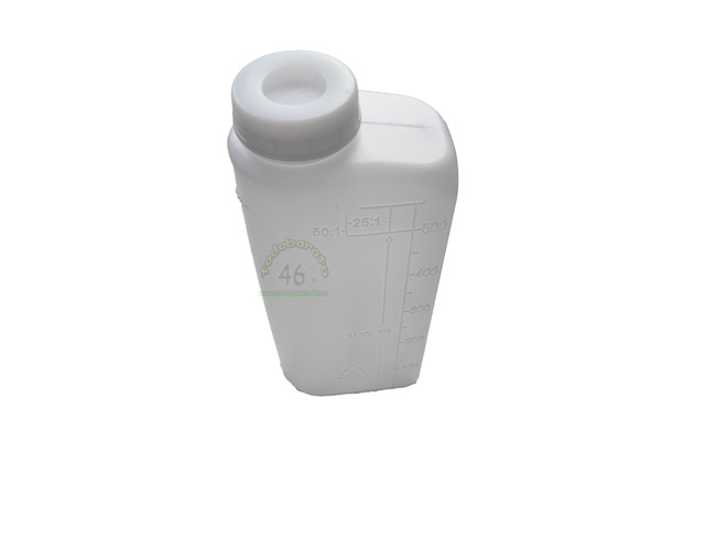 Bote medidor mezcla gasolina y aceite 2 tiempos 500 ml