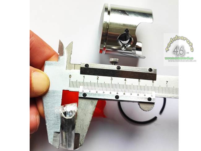 Pistón motosierra 41cc de diametro 39mm, garland forest 41, toucan, style, german kraft