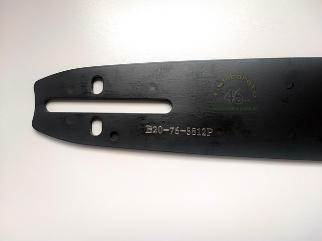 Espada para motosierra de 20 pulgadas para cadenas 0,325 y 76 eslabones linea hd, german kraft, HYC5620, smash, garland, german force, ZLB20-76-58112P