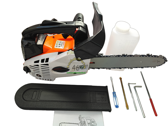 Motosierra de poda german kraft de 25cc con 1,7cv de potencia y 30cm de espada