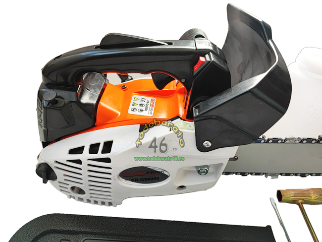 Motosierra de poda german kraft de 25cc con 1,7cv de potencia y 30cm de espada