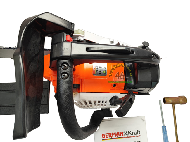 Motosierra de poda german kraft de 25cc con 1,7cv de potencia y 30cm de espada