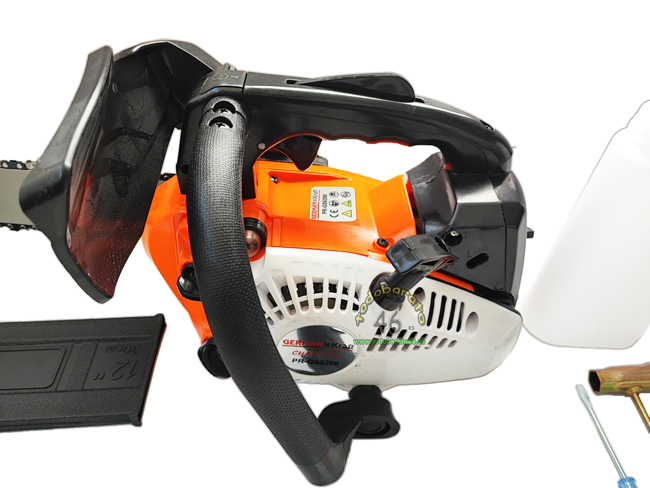 Motosierra de poda german kraft de 25cc con 1,7cv de potencia y 30cm de espada