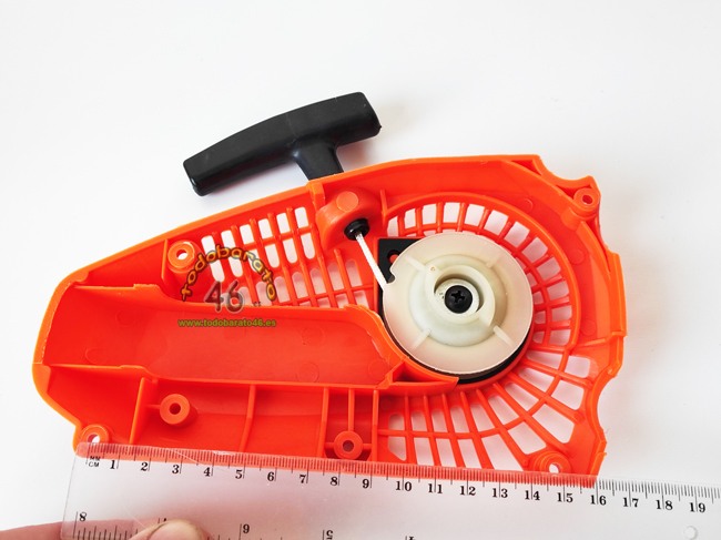 Tirador polea de arranque para motosierra de poda de 25 cc., linea hd, garland forest2500, montana 110, camon