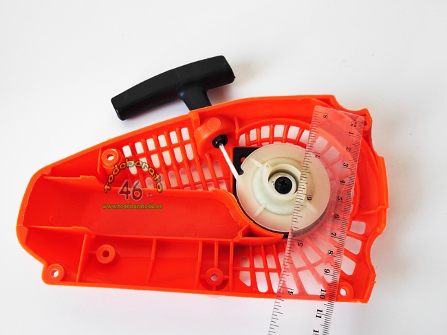 Tirador polea de arranque para motosierra de poda de 25 cc., linea hd, garland forest2500, montana 110, camon