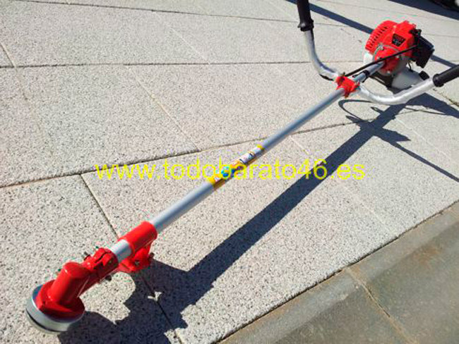 Desbrozadora de Gasolina de 43 cc con 2,5 cv de Potencia con Motor de 2 Tiempos