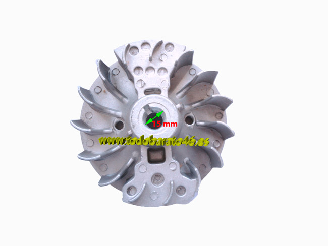 Volante magnético para desbrozadora Linea HD, 43cc, 52cc, Mitsubishi TL43/TL52, Bracog, TCK Garden, bucher kraft, itools