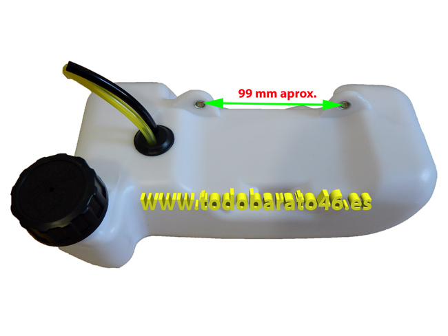 Tanque de gasolina para desbrozadora: Linea hd, style, Power Plus, 43cc, 52cc, 65cc