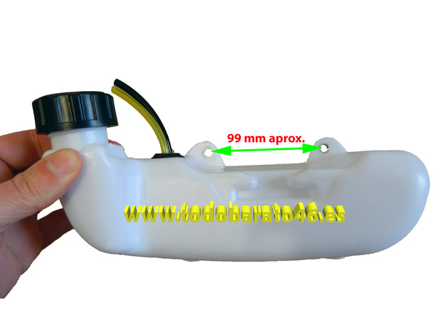 Tanque de gasolina para desbrozadora: Linea hd, style, Power Plus, 43cc, 52cc, 65cc