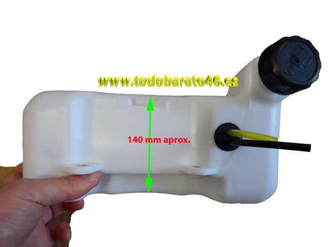 Tanque de gasolina para desbrozadora: Linea hd, style, Power Plus, 43cc, 52cc, 65cc