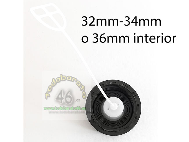 Tapón para deposito de gasolina desbrozadora de diametro 32mm o 34mm 0 36mm por el interior